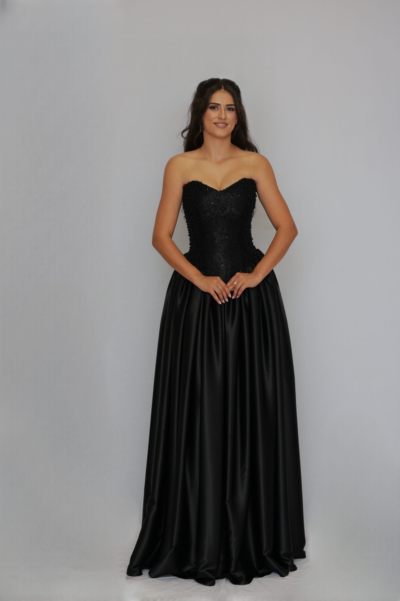 Minuit Satin — Denisa Zariqi Minuit Satin gown by Denisa Zariqi